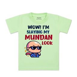 Arvesa Kids Typography Printed Round Neck Cotton T-shirt-picture-43