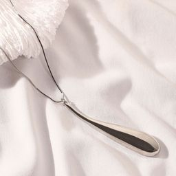 SOHI The Drip Pendant Silver-Plated Necklace-84