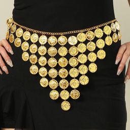 Peora Gold Plated Waist Chain Saree Accessories-picture-8