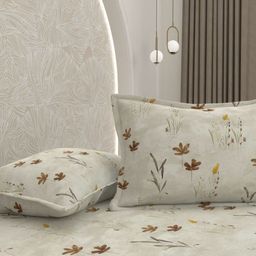 Pure Decor Floral King Bedsheet with 2 Pillow Covers-image-66