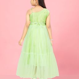 BAESD Net A-Line Midi Dress image 5