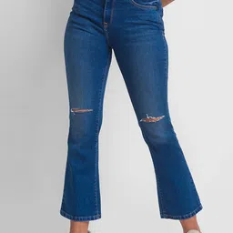 SPYKAR Women Elissa Bootcut High-Rise Mildly Distressed Light Fade Jeans-picture-33