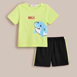 Hopscotch Boys Printed Cotton Blend Clothing Set-picture-32