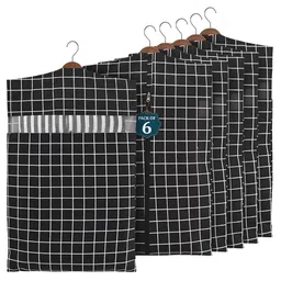 Kuber Industries Black Set of 6 Regular Multi-Utility Organisers-51