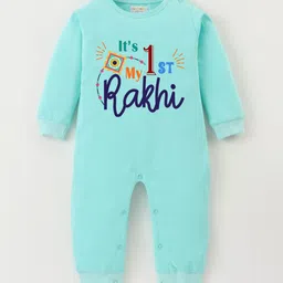 BLUSHES Infants Printed Pure Cotton Romper-image-38