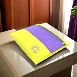 Kuber Industries Yellow & Transparent 8 Pieces Waterproof Clothes Organisers-12