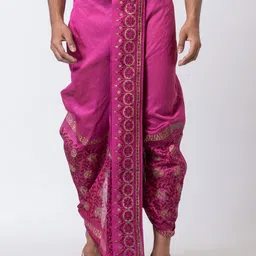 Nakshi Men Block Printed Dhotis-image-18