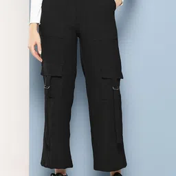 BAESD Girls Comfort Straight Fit Pleated Trousers-picture-33