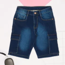 Pantaloons Junior Boys Washed Denim Shorts-image-45