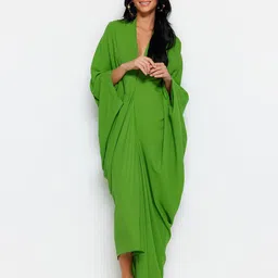 Trendyol Women Kaftan Batwing Sleeves Maxi Dress-picture-16