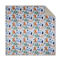 My Milestones Abstract Printed Summer Single Bed Blanket-86