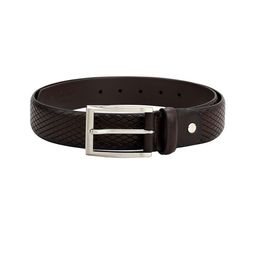 ROSSO BRUNELLO Men Textured Leather Belt-image-86