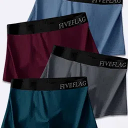 FiveFlag Pack of 4 Multicoloured Modal Trunks-image-54