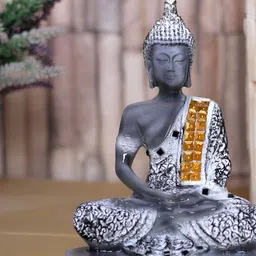 Aura Black Buddha Religious Idol Showpiece-image-70