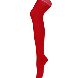 RC. ROYAL CLASS Women Solid Thigh-High Stockings-image-2