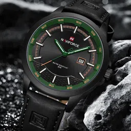 Naviforce Men Dial & Leather Straps Analogue Watch NF9248L_B GN B-image-18