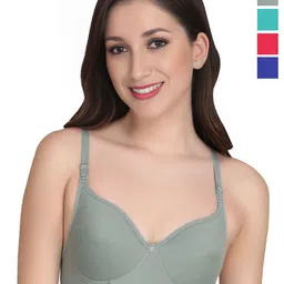 Liigne Pack Of 4 Full Coverage Lightly Padded Seamless Bra-picture-29