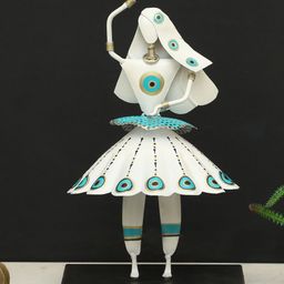 vedas White and Blue Fengshui Figurine Showpiece-image-83