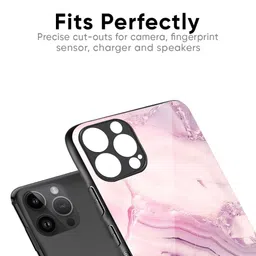 QRIOH Diamond Pink Gradient Printed iPhone 15 Plus Back Case image 4
