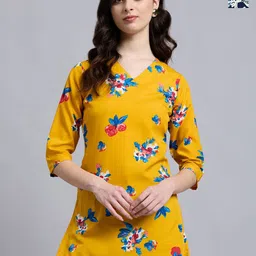 THE FAB FACTORY Women Floral Print Top-picture-29