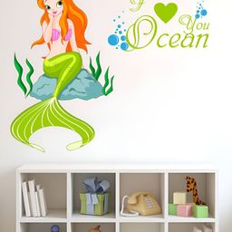 LANSTICK Sea Queen Printed Heat Resistance Wall Sticker-image-83