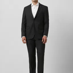 Van Heusen Men Slim Fit Single-Breasted Two Piece Suit-image-26