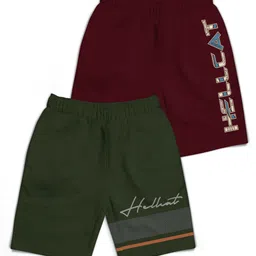 HELLCAT Boys Typography Printed Shorts-10