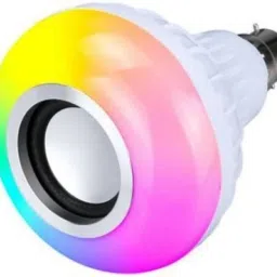 TECHMAZE BT Music Light Bulb B22 LED Speaker Color Changing 24Keys Remote Smart ball T47 Smart Bulb-3