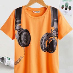 Dagcros Boys Orange Tshirts-image-87