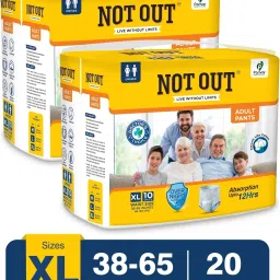 Adult Diaper Pants, Extra Large,Waist 96-165cm,Unisex,pack of 2(20 count) Adult Diapers - XL-46