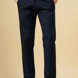 PAUL STREET Men Solid Relaxed Loose Fit Trousers-image-40