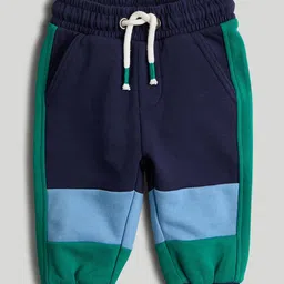 mothercare Boys Colourblocked Printed Chinos Jogger Trousers-picture-36