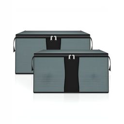 Myntra Elegant Homes Grey & Black 2 Pieces Waterproof Multi-Utility Organisers-picture-32
