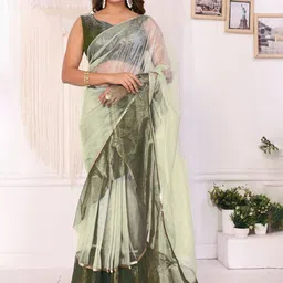 PATLANI STYLE Sequinned Ruffles Ready to Wear Jimmy Choo Saree-picture-13