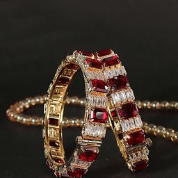 LAVAZZA Set Of2 Stone-Studded Bangles-41