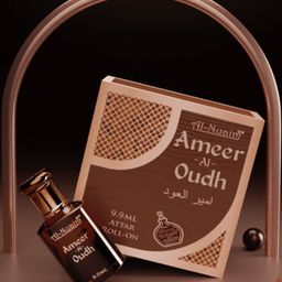 Al-Nuaim Set Of 3 Ameer Al Oudh- Afshan & Black Orchid Roll On Attar- 9.9 ml Each-picture-24