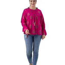 DMP FASHION Floral Print Top-picture-21