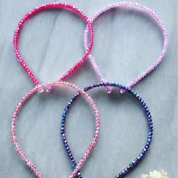 LYTIX Set Of 4 Crystal Rhinestone Headbands-41