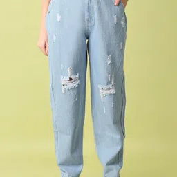 UNLIMITED Women Mildly Distressed Regular Fit Jeans-image-86