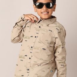 V-Mart Boys Classic Opaque Printed Casual Shirt-46