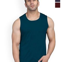 HAP Men Pack Of 3 Pure Cotton Gym Innerwear Vests Men Vest 222-P3-image-30