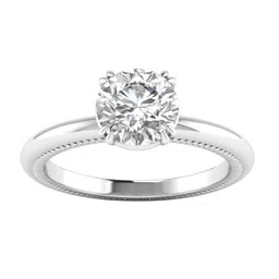 AJRETAIL 14KT 1 Carat Lab Grown G Color VS1 Clarity Diamond Ring - 2.89 g-image-82