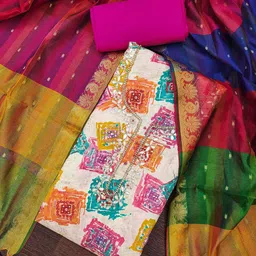 HERE&NOW Unstitched Dress Material-picture-24