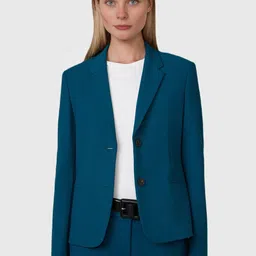 BAESD Women Notched Lapel Collar Single-Breasted Formal Blazer-picture-39