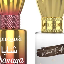 ADILQADRI Shanaya & White Oudh Set Of 2 Long-Lasting Roll-On Attar - 5.5ml Each image 2