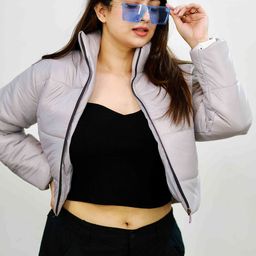 BAYSTREET Women Water Resistant Padded Jacket-image-3
