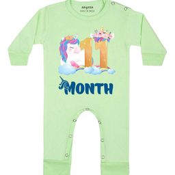 Arvesa Infants Printed Round Neck Bodysuits-image-77