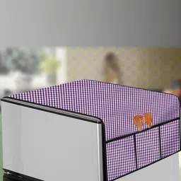 The Furnishing Tree Violet Printed Refrigerator Cover-image-98