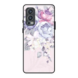 QRIOH Floral Printed Oneplus Nord 2 Back Case Mobile Accessories-54
