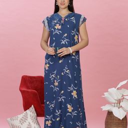 9shines Label Women Floral Printed Everyday Nightdress-picture-15